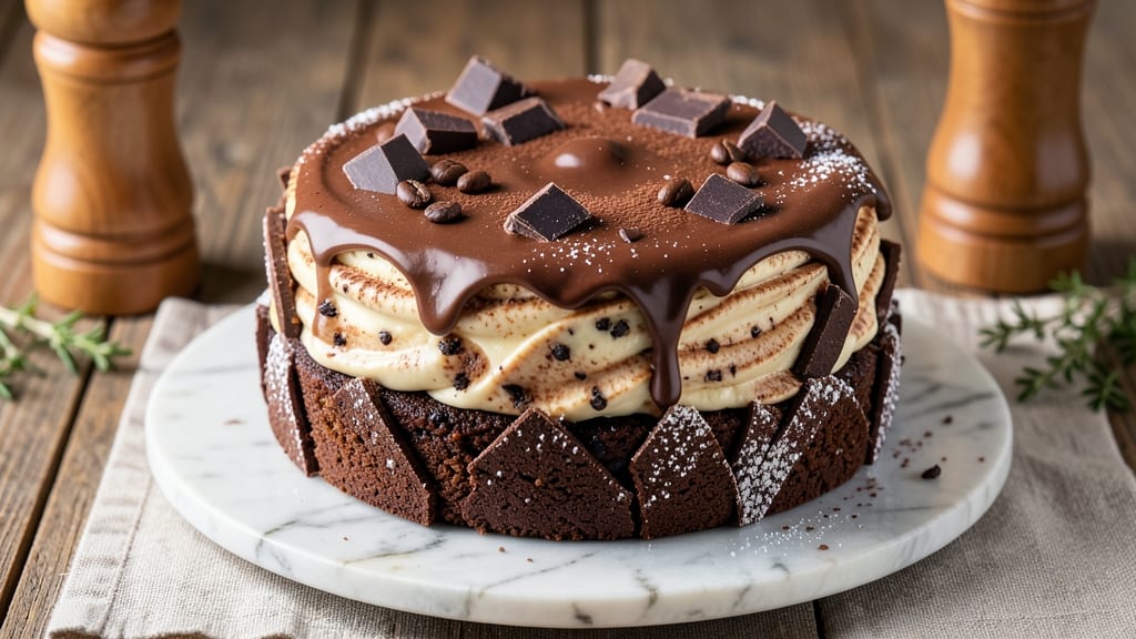 Café Latte Chocolate Cake Recipe: Mocha-Inspired Layers with Espresso Cream Cheese Frosting