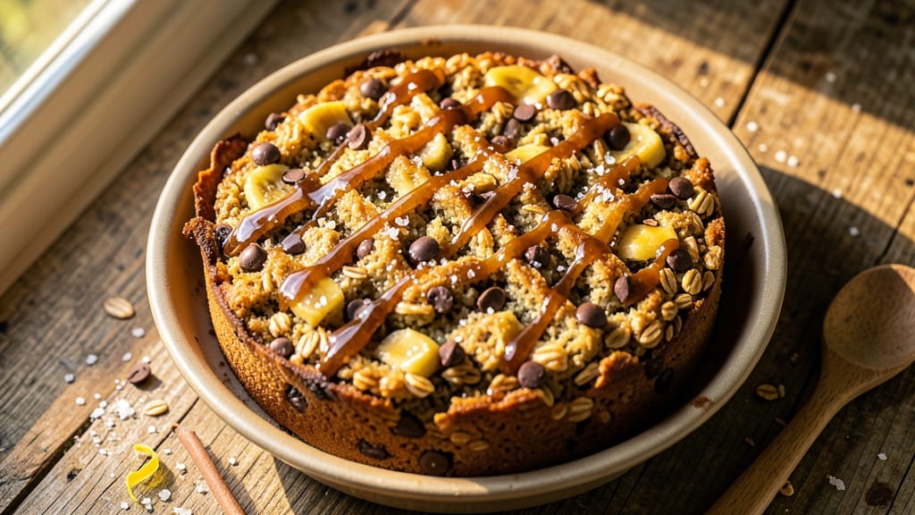 Baked Oatmeal Recipe With Banana and Chocolate Chip: Warm Spiced Crunch Meets Melty Chocolate Streaks