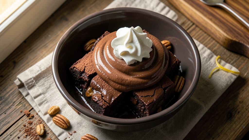 Brownie Chocolate Pudding Cool Whip Recipe: Fudgy Layers and Cool Whip Swirls