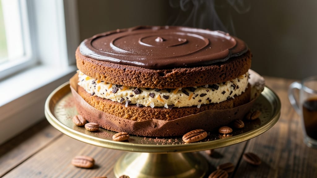 Cake Doctor's German Chocolate Cake Recipe: Fudgy Layers and Pecan-Caramel Swirls