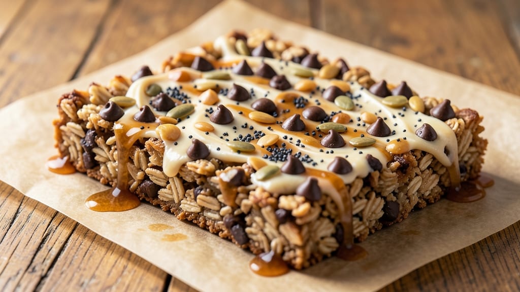 Chewy Chocolate Chip Granola Bar Recipe Healthy: No-Refined-Sugar Energy Bites With Crunchy Oats