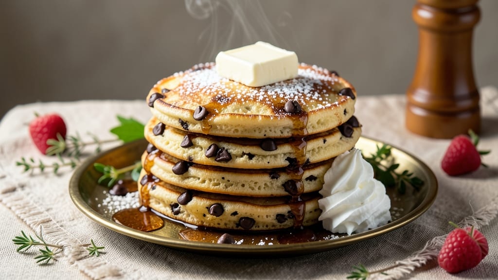 Bisquick Chocolate Chip Pancakes Recipe: Fluffy Stacks With Hidden Chocolate Bursts