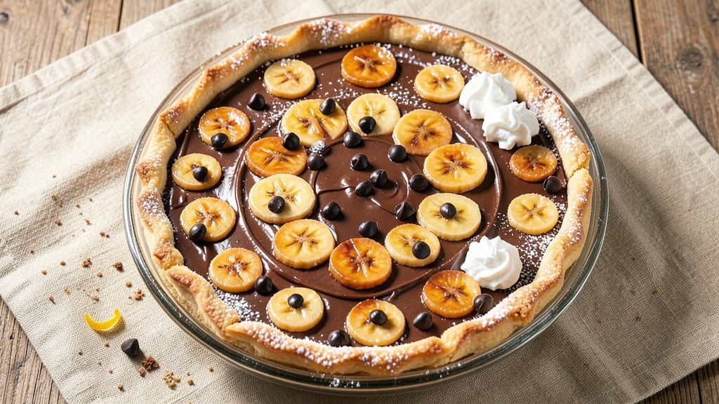 Banana Chocolate Tart Recipe: Fudgy Crust Meets Silky Caramelized Top