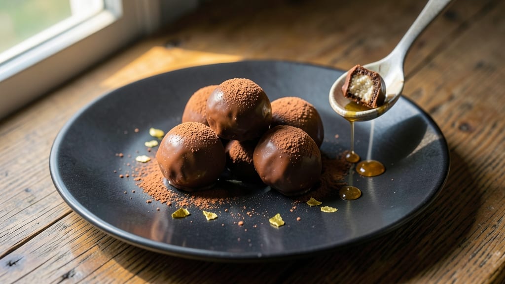 Boozy Chocolate Truffle Recipe: Liquor-Infused Richness With Crispy Cocoa Shells