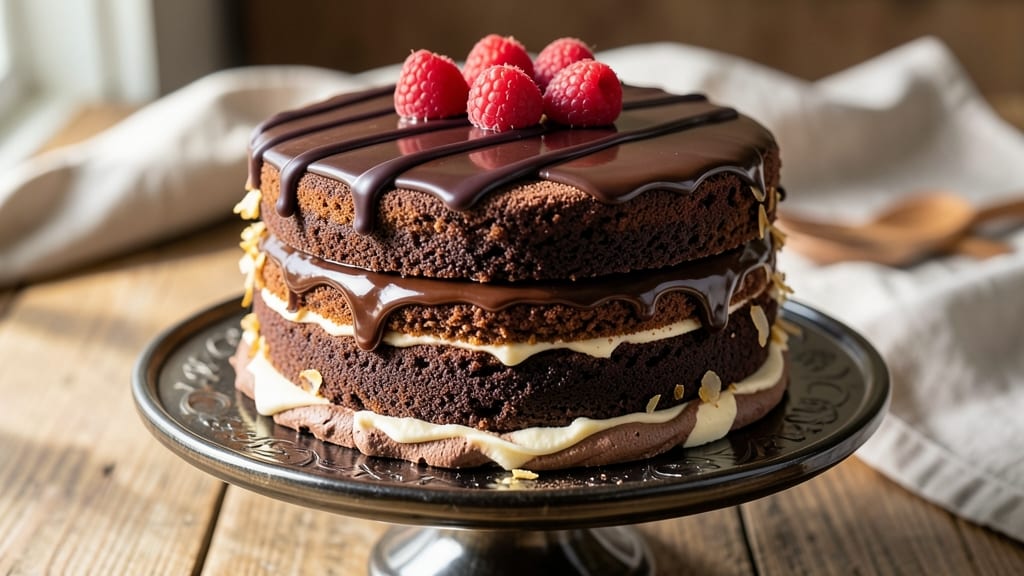 Bruce's Chocolate Cake Matilda Recipe: Deep Dark Layers With Buttery Frosting