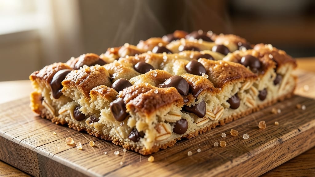 Bobo's Chocolate Chip Oat Bars Recipe: Nutty-Crunchy Layers with Melty Chocolate Streaks