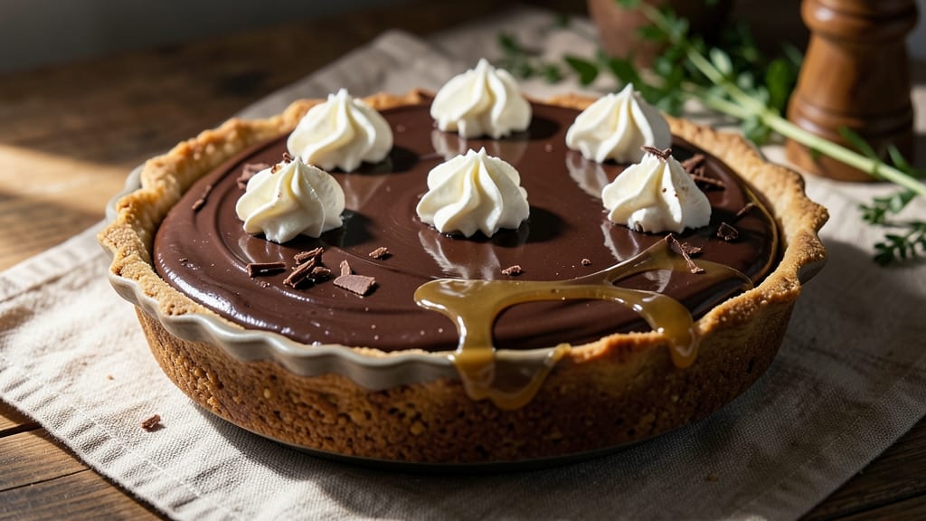 Best Chocolate Pie Recipe in the World: Deep Cocoa Crunch With Fudgy Core