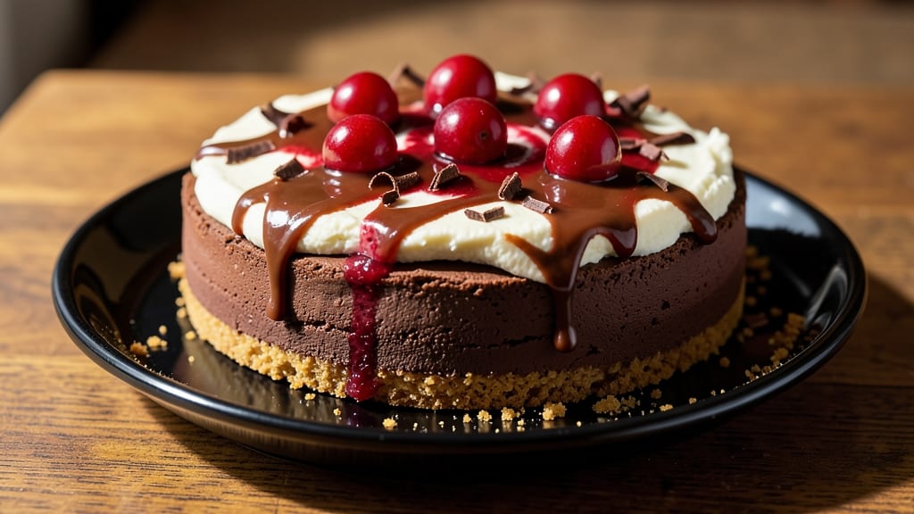 Cheesecake Factory Chocolate Cherry Cheesecake Recipe: Rich Chocolate Swirls and Tart Cherry Rivers