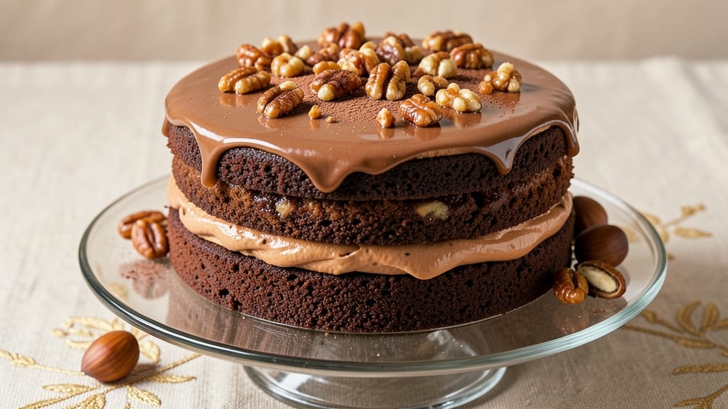 Best Chocolate Cake With Nuts Recipe: Fudgy Layers and Toasted Nut Crunch