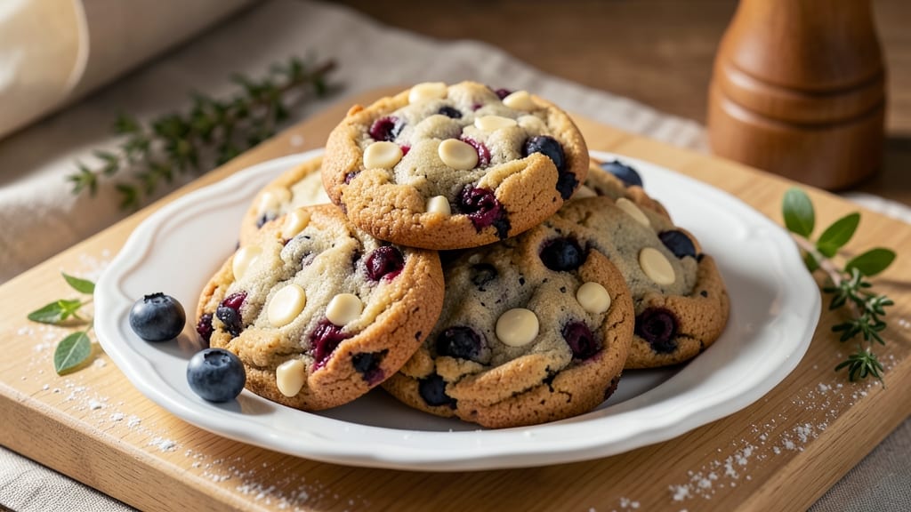 Blueberry White Chocolate Chip Cookies Recipe: Bursting Berries and Melty Sweetness in One Bite