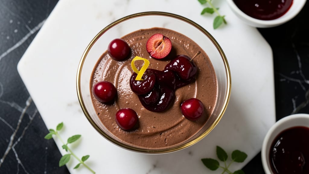 Cherry Chocolate Mousse Recipe: Light-as-Air Clouds With Fudgy Depth