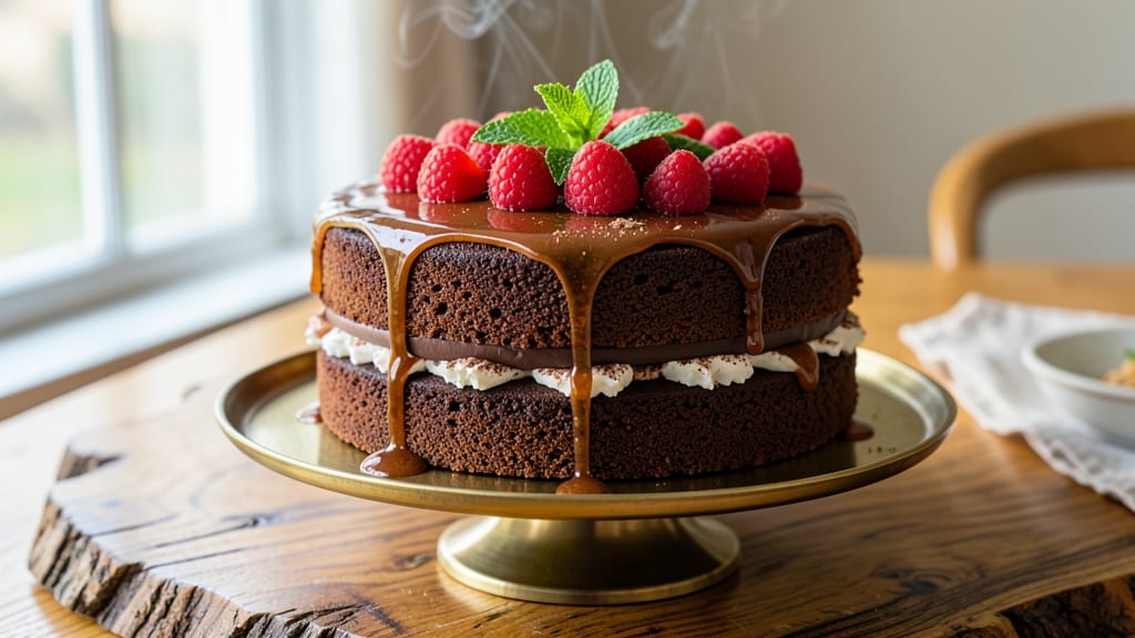 Caribbean Chocolate Rum Cake Recipe: Spiced Rum Moisture With Boozy Crunch Topping
