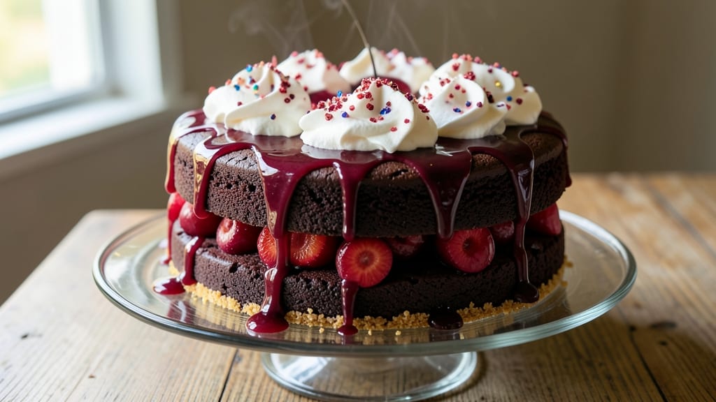 Cherry Cola Chocolate Cake Recipe: Fudgy Layers and Soda-Pop Swirls