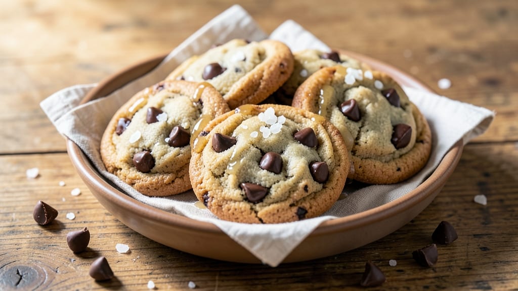 Bakers Choice Chocolate Chip Cookie Recipe: Double-Chocolate Crunch With Warm Caramel Streaks