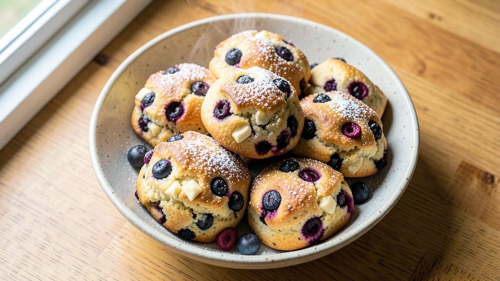 Blueberry White Chocolate Scones Recipe: Buttery Layers and Juicy Bursts