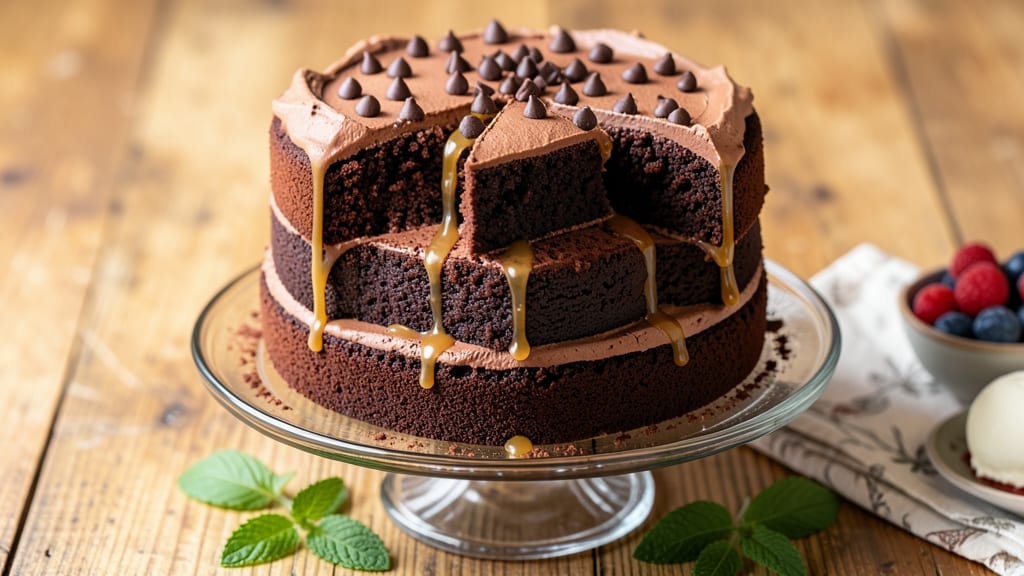 Best Reviewed Chocolate Cake Recipe: Triple-Layered Richness With Crispy Cocoa Shells