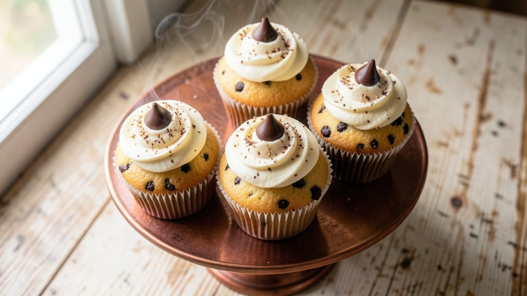 Basic Chocolate Chip Cupcakes Recipe: Crispy Crowns With Gooey Centers