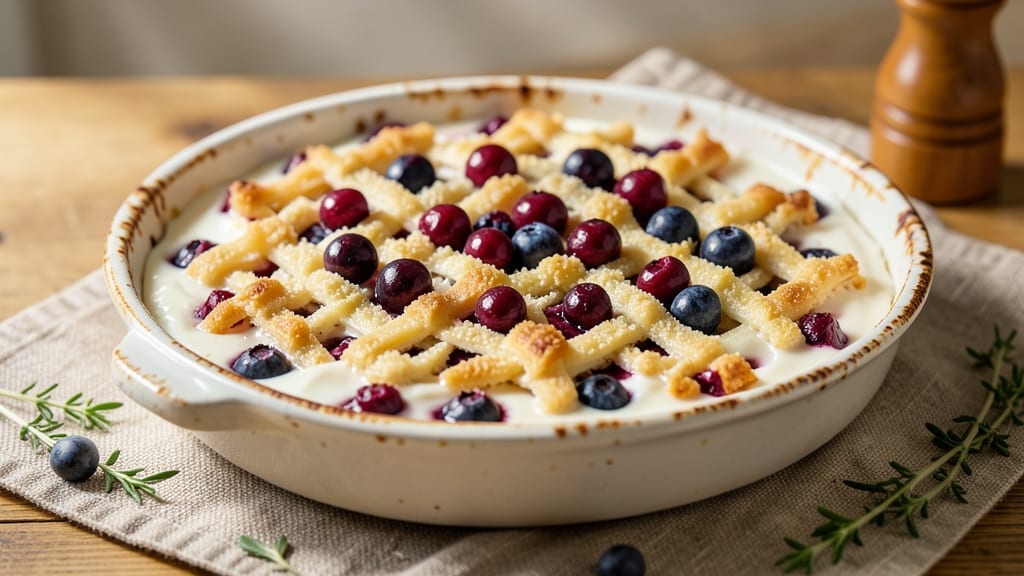 Blueberry White Chocolate Cheesecake Cobbler Recipe: Summer Dessert Fusion With Crispy Top