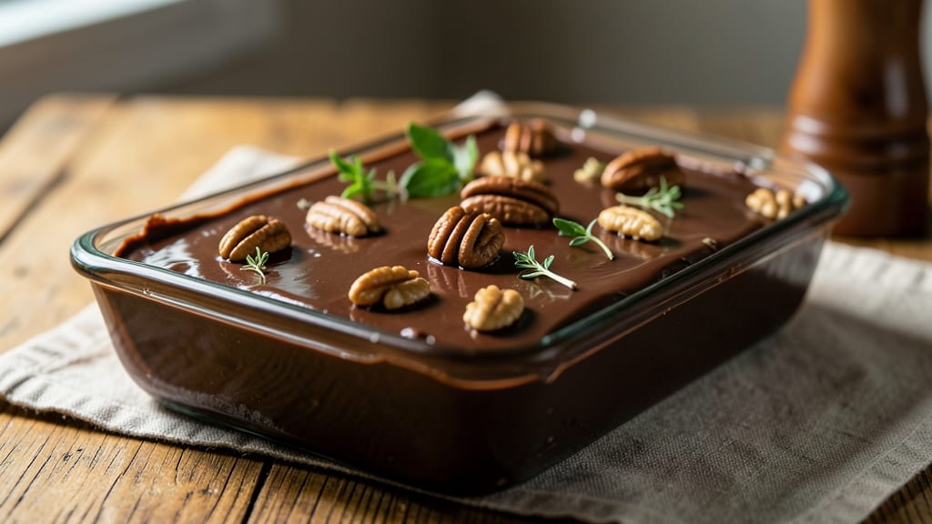 Bourbon Chocolate Fudge Recipe: Boozy Richness With Crunchy Top Magic