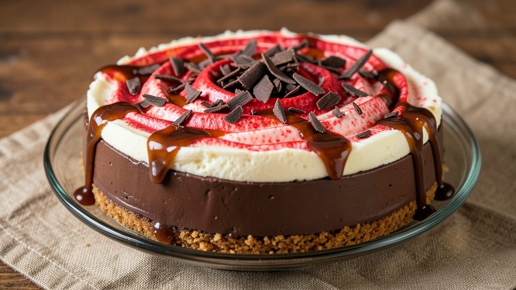 Chilli Chocolate Cheesecake Recipe: Spiced Crunch Meets Molten Fudge Rivers