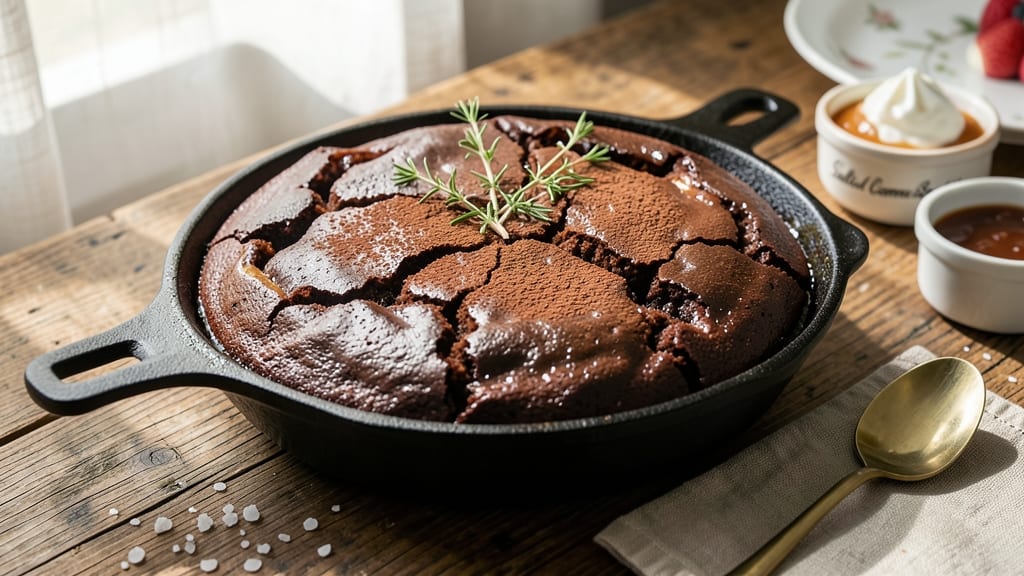 Cast Iron Chocolate Cake Recipe: Deep Cocoa Crunch With Molten Core