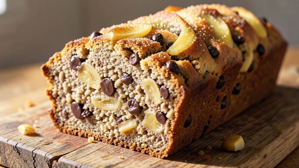 Banana Bread Recipe With Whole Wheat Flour and Chocolate Chips: Moist Crumb and Rich Cocoa Swirls