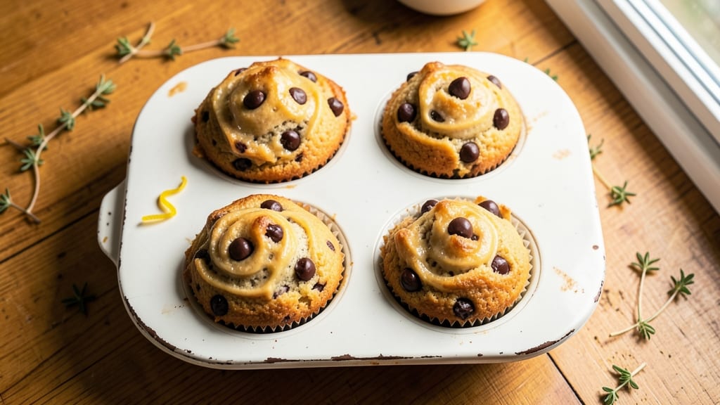 Banana Chocolate Chip Muffins Recipe: 4 Bananas Transform Into Ultra-Moist Magic