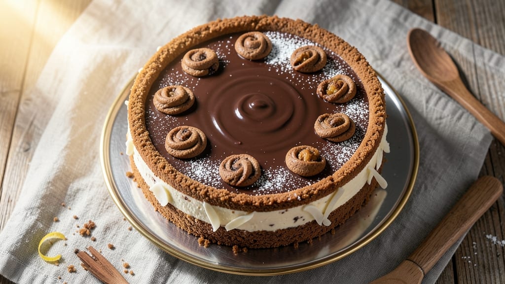 Cheesecake Factory Chocolate Chip Cookie Dough Cheesecake Recipe: Crispy Cookie Crown Over Gooey Chocolate Swirls