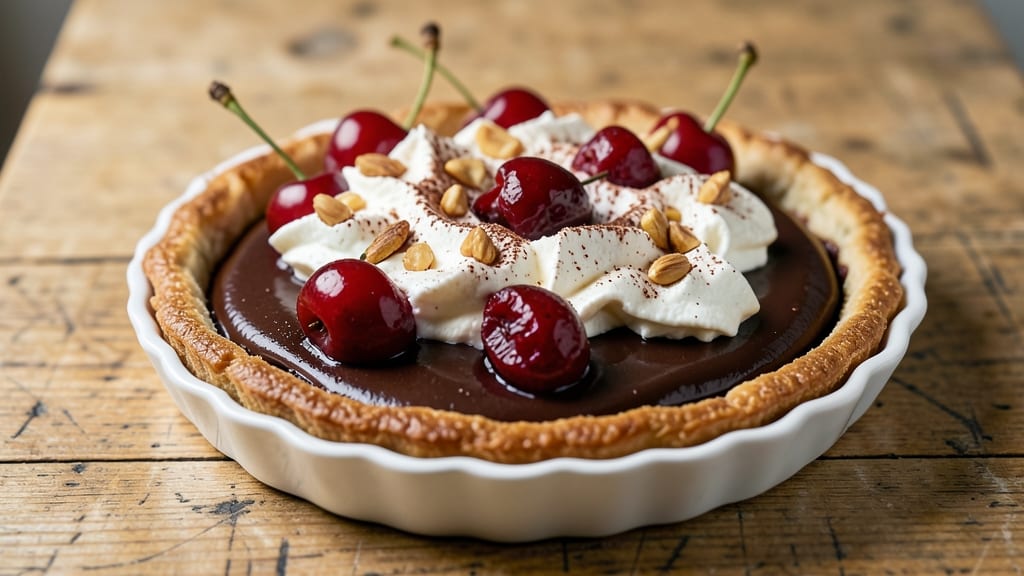 Cherry Chocolate Tart Recipe: Bursting Fruit and Silky Fudge Layers