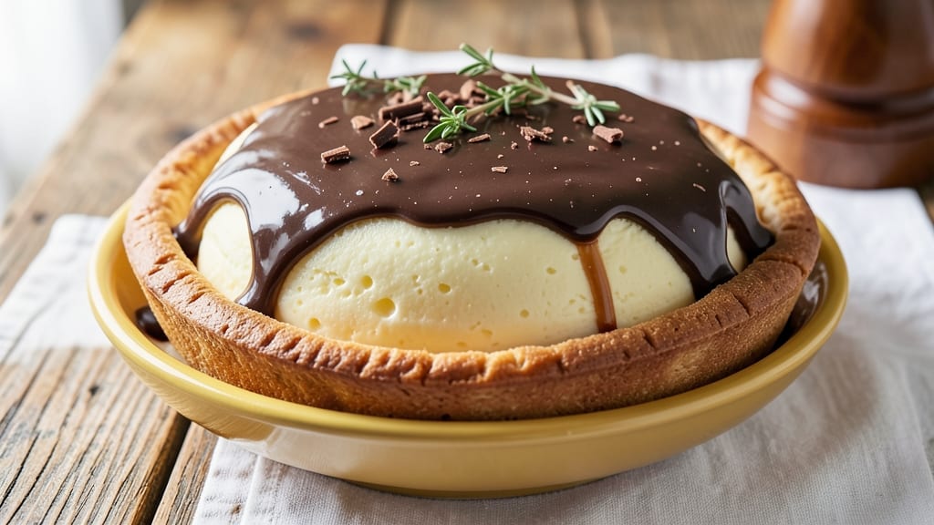 Boston Cream Pie Chocolate Glaze Recipe: Rich Vanilla Pudding Layered With Decadent Chocolate Drizzle