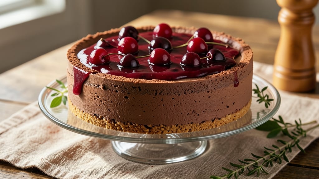 Cheesecake Factory Very Cherry Ghirardelli Chocolate Cheesecake Recipe: Deep Chocolate Fudge Swirls With Tart Cherry Bursts