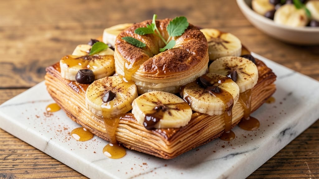 Banana Chocolate Puff Pastry Recipe: Warm Spiced Layers With Gooey Pull-Apart Magic