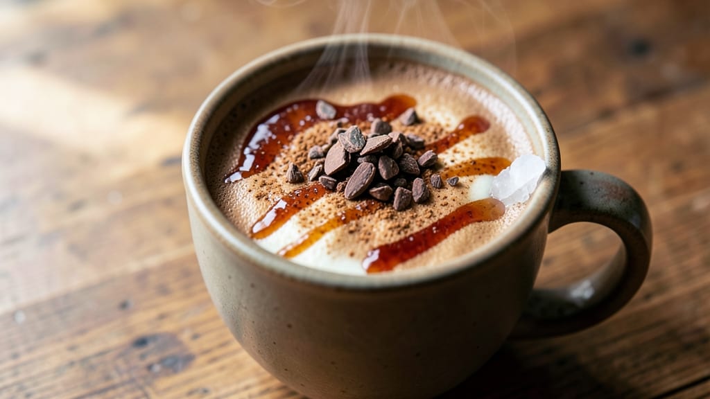 Cacao Nibs Hot Chocolate Recipe: Bittersweet Crunch With Rich Foamy Top