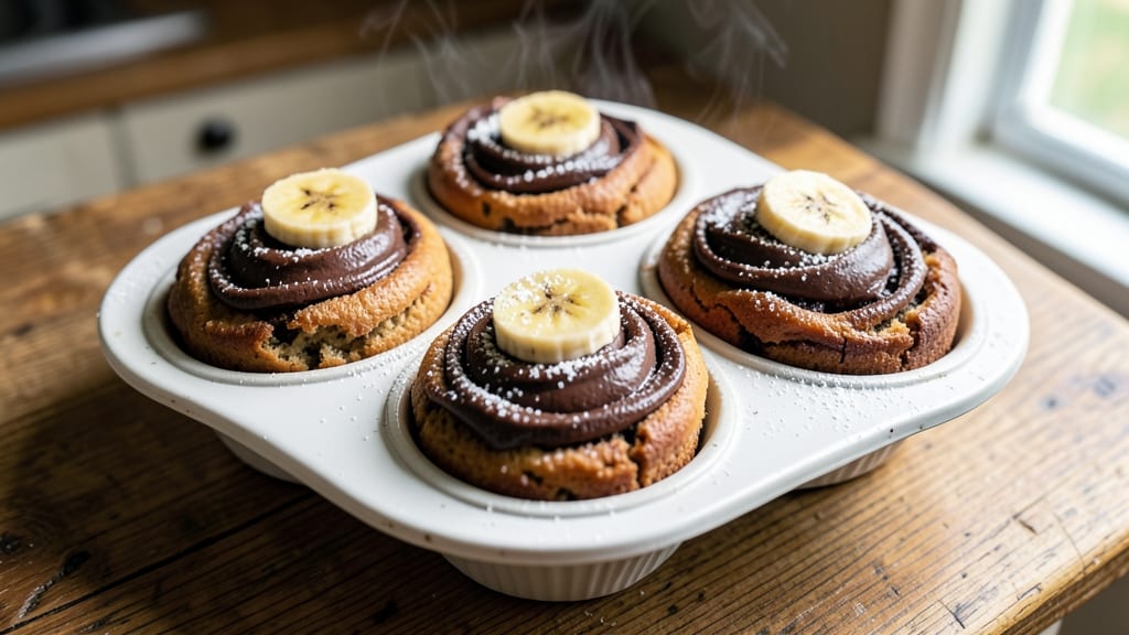 Banana Chocolate Espresso Swirl Muffins Recipe: Bold Coffee Kick in Every Bite